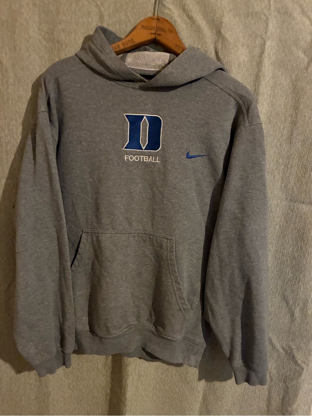 Nike Duke Football Pullover Hoodie size S